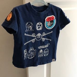 Baby Gap Star Wars navy blue t shirt